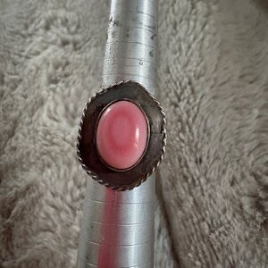 Elegant Pink Stone Ring